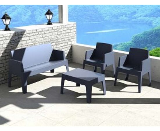 BOX DARK GREY ΤΡΑΠΕΖΙ 70Χ50Χ43εκ. ΠΟΛ/ΝΙΟΥ - ΤΡΑΠΕΖΙΑ ΕΞ. ΧΩΡΟΥ στο Milonadakis.gr