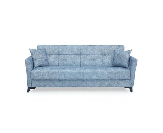 AMELIA BLUE GREY ΥΦΑΣΜΑ 3ΘΕΣΙΟΣ ΚΑΝΑΠΕΣ/ΚΡΕΒΑΤΙ ΜΕ ΑΠΟΘ.ΧΩΡΟ 210X80εκ. - ΚΑΝΑΠΕΔΕΣ-ΣΑΛΟΝΙΑ στο Milonadakis.gr
