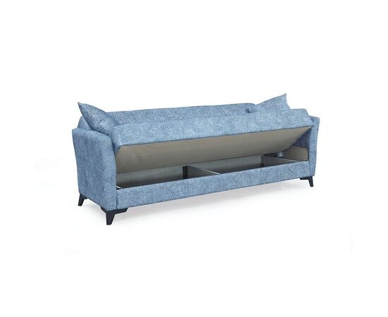 AMELIA BLUE GREY ΥΦΑΣΜΑ 3ΘΕΣΙΟΣ ΚΑΝΑΠΕΣ/ΚΡΕΒΑΤΙ ΜΕ ΑΠΟΘ.ΧΩΡΟ 210X80εκ. - ΚΑΝΑΠΕΔΕΣ-ΣΑΛΟΝΙΑ στο Milonadakis.gr