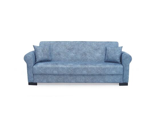 ANGEL BLUE GREY ΥΦΑΣΜΑ 3ΘΕΣΙΟΣ ΚΑΝΑΠΕΣ/ΚΡΕΒΑΤΙ ΜΕ ΑΠΟΘ.ΧΩΡΟ 210X80εκ. - ΚΑΝΑΠΕΔΕΣ-ΣΑΛΟΝΙΑ στο Milonadakis.gr