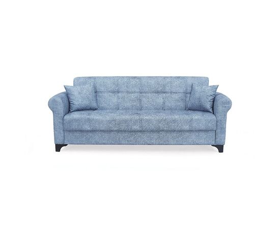 AZUR BLUE GREY ΥΦΑΣΜΑ 3ΘΕΣΙΟΣ ΚΑΝΑΠΕΣ/ΚΡΕΒΑΤΙ ΜΕ ΑΠΟΘ.ΧΩΡΟ 210X80εκ. - ΚΑΝΑΠΕΔΕΣ-ΣΑΛΟΝΙΑ στο Milonadakis.gr