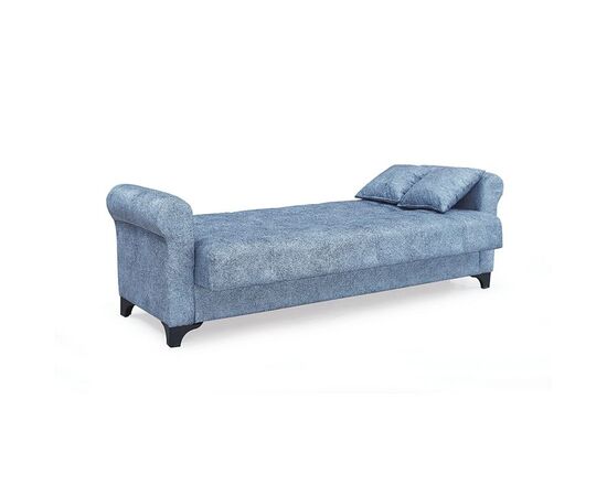 AZUR BLUE GREY ΥΦΑΣΜΑ 3ΘΕΣΙΟΣ ΚΑΝΑΠΕΣ/ΚΡΕΒΑΤΙ ΜΕ ΑΠΟΘ.ΧΩΡΟ 210X80εκ. - ΚΑΝΑΠΕΔΕΣ-ΣΑΛΟΝΙΑ στο Milonadakis.gr