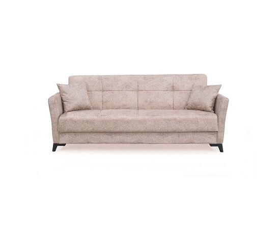 AMELIA LIGHT BROWN ΥΦΑΣΜΑ 3ΘΕΣΙΟΣ ΚΑΝΑΠΕΣ/ΚΡΕΒΑΤΙ ΜΕ ΑΠΟΘ.ΧΩΡΟ 210X80εκ. - ΚΑΝΑΠΕΔΕΣ-ΣΑΛΟΝΙΑ στο Milonadakis.gr