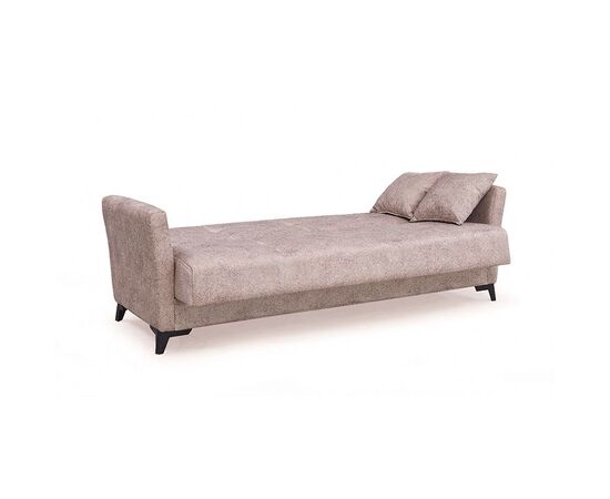 AMELIA LIGHT BROWN ΥΦΑΣΜΑ 3ΘΕΣΙΟΣ ΚΑΝΑΠΕΣ/ΚΡΕΒΑΤΙ ΜΕ ΑΠΟΘ.ΧΩΡΟ 210X80εκ. - ΚΑΝΑΠΕΔΕΣ-ΣΑΛΟΝΙΑ στο Milonadakis.gr