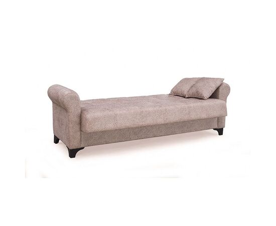 AZUR LIGHT BROWN ΥΦΑΣΜΑ 3ΘΕΣΙΟΣ ΚΑΝΑΠΕΣ/ΚΡΕΒΑΤΙ ΜΕ ΑΠΟΘ.ΧΩΡΟ 210X80εκ. - ΚΑΝΑΠΕΔΕΣ-ΣΑΛΟΝΙΑ στο Milonadakis.gr