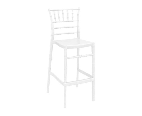 CHIAVARI 75εκ.ΣΚΑΜΠΟ(Σ4)GLOSSY WHITE - ΚΑΡΕΚΛΕΣ στο Milonadakis.gr