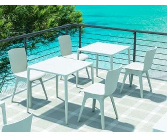 MANGO WHITE 72Χ72Χ72εκ. ΤΡΑΠΕΖΙ - ΤΡΑΠΕΖΙΑ ΕΞ. ΧΩΡΟΥ στο Milonadakis.gr