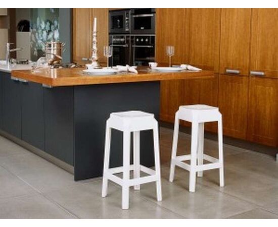 FOX 65εκ.(Σ2)ΣΚΑΜΠΟ GLOSSY WHITE - ΣΚΑΜΠΟ ΜΠΑΡ στο Milonadakis.gr