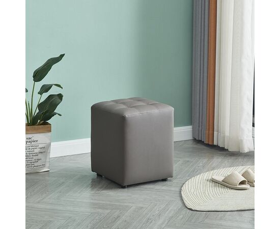 CUBE GREY PU ΣΚΑΜΠΟ 35X35X42εκ. - ΠΟΥΦ - ΣΚΑΜΠΟ - ΜΠΑΟΥΛΟ στο Milonadakis.gr