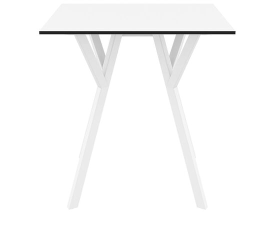 MAX ΤΡΑΠΕΖΙ 70Χ70Χ74εκ. WHITE LAMINATE 12mm - ΤΡΑΠΕΖΙΑ ΕΞ. ΧΩΡΟΥ στο Milonadakis.gr