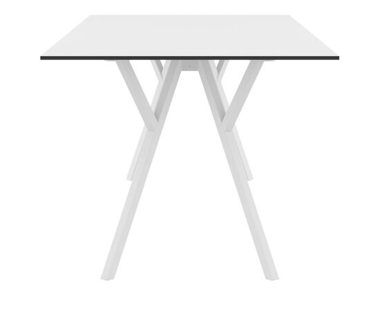 MAX ΤΡΑΠΕΖΙ 140X80Χ74εκ. WHITE LAMINATE 12mm - ΤΡΑΠΕΖΙΑ ΕΞ. ΧΩΡΟΥ στο Milonadakis.gr