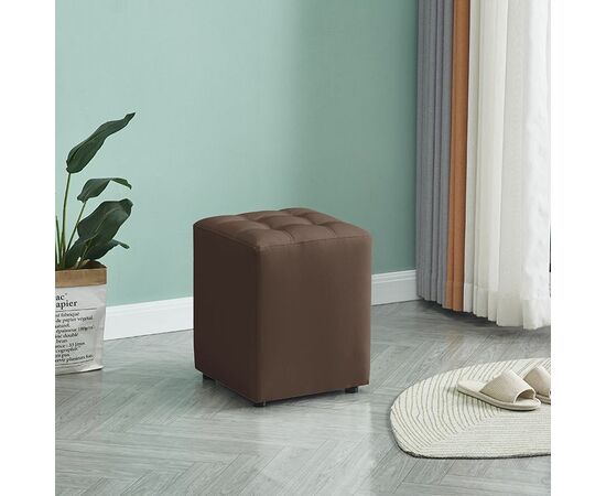 CUBE BROWN PU ΣΚΑΜΠΟ 35X35X42εκ. - ΠΟΥΦ - ΣΚΑΜΠΟ - ΜΠΑΟΥΛΟ στο Milonadakis.gr