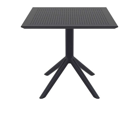 SKY BLACK 80X80X74εκ. ΤΡΑΠΕΖΙ ΠΟΛ/ΝΙΟΥ - ΤΡΑΠΕΖΙΑ ΕΞ. ΧΩΡΟΥ στο Milonadakis.gr