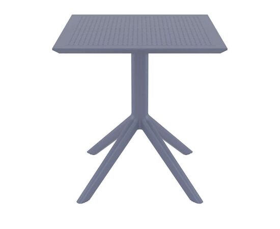 SKY DARK GREY 70X70X74εκ. ΤΡΑΠΕΖΙ ΠΟΛ/ΝΙΟΥ - ΤΡΑΠΕΖΙΑ ΕΞ. ΧΩΡΟΥ στο Milonadakis.gr