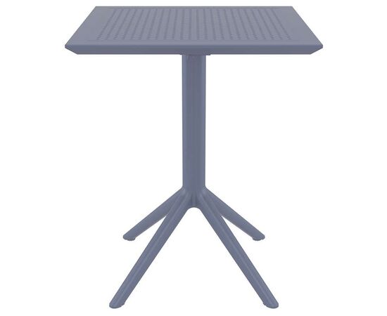 SKY DARK GREY 60Χ60X74εκ. ΤΡΑΠΕΖΙ ΠΤΥΣ/ΝΟ ΠΟΛ/ΝΙΟΥ - ΤΡΑΠΕΖΙΑ ΕΞ. ΧΩΡΟΥ στο Milonadakis.gr