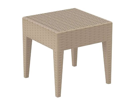 MIAMI TAUPE ΤΡΑΠΕΖΙ 45Χ45Χ45εκ. ΠΟΛ/ΝΙΟΥ - ΤΡΑΠΕΖΙΑ ΕΞ. ΧΩΡΟΥ στο Milonadakis.gr