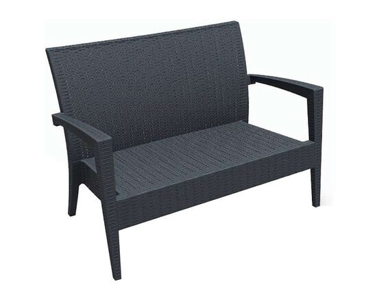 MIAMI DARK GREY ΚΑΝΑΠΕΣ 128Χ77Χ89εκ. ΠΟΛ/ΝΙΟΥ - ΚΑΝΑΠΕΔΕΣ στο Milonadakis.gr