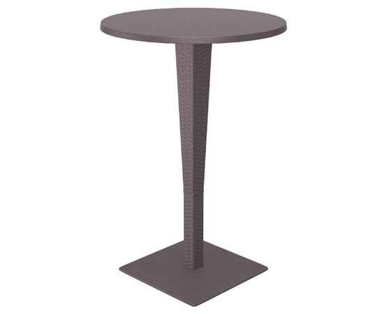 RIVA BAR ΤΡΑΠΕΖΙ Φ70/108εκ. BROWN ΠΟΛ/ΝΙΟΥ - ΤΡΑΠΕΖΙΑ ΕΞ. ΧΩΡΟΥ στο Milonadakis.gr