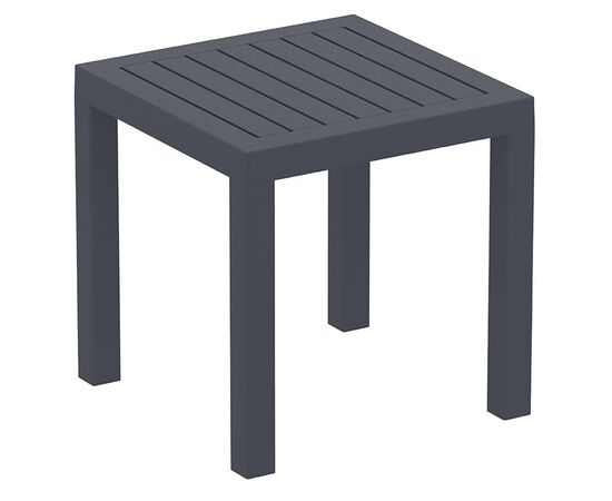 OCEAN DARK GREY ΤΡΑΠΕΖΙ 45Χ45Χ45εκ. ΠΟΛ/ΝΙΟΥ - ΤΡΑΠΕΖΙΑ ΕΞ. ΧΩΡΟΥ στο Milonadakis.gr