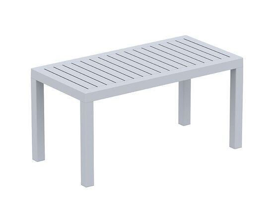 OCEAN SILVER GREY ΤΡΑΠΕΖΙ 90Χ45Χ45εκ. ΠΟΛ/ΝΙΟΥ - ΤΡΑΠΕΖΙΑ ΕΞ. ΧΩΡΟΥ στο Milonadakis.gr
