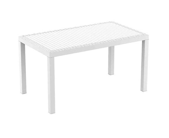 ORLANDO 140Χ80Χ75εκ. WHITE ΤΡΑΠΕΖΙ ΠΟΛ/ΝΙΟΥ - ΤΡΑΠΕΖΙΑ ΕΞ. ΧΩΡΟΥ στο Milonadakis.gr