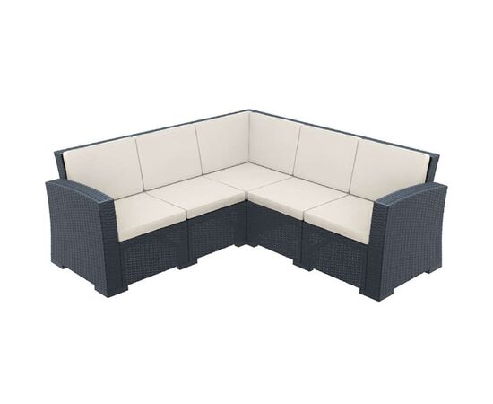MONACO DARK GREY ΓΩΝΙΑ ΜΕ ΜΑΞΙΛΑΡΙ ΠΟΛ/ΝΙΟΥ - ΚΑΝΑΠΕΔΕΣ στο Milonadakis.gr