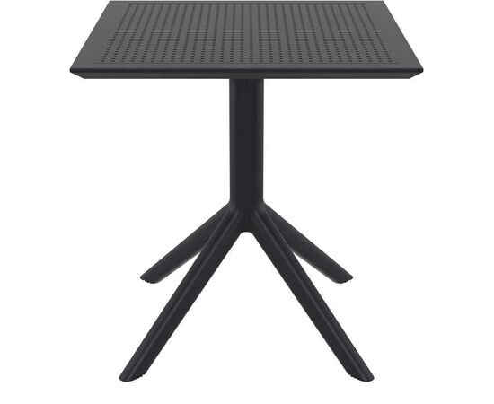 SKY BLACK 70X70X74εκ. ΤΡΑΠΕΖΙ ΠΟΛ/ΝΙΟΥ - ΤΡΑΠΕΖΙΑ ΕΞ. ΧΩΡΟΥ στο Milonadakis.gr