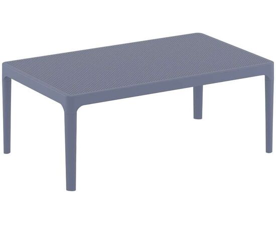 SKY DARK GREY 100Χ60Χ40εκ. ΤΡΑΠΕΖΙ ΠΟΛ/ΝΙΟΥ - ΤΡΑΠΕΖΙΑ ΕΞ. ΧΩΡΟΥ στο Milonadakis.gr