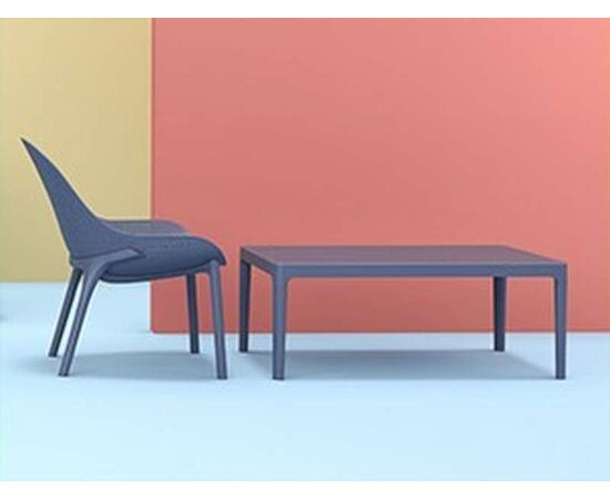 SKY DARK GREY 100Χ60Χ40εκ. ΤΡΑΠΕΖΙ ΠΟΛ/ΝΙΟΥ - ΤΡΑΠΕΖΙΑ ΕΞ. ΧΩΡΟΥ στο Milonadakis.gr