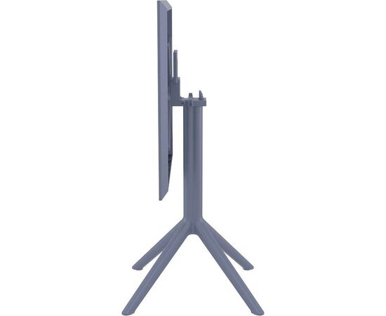 SKY DARK GREY 60Χ60X74εκ. ΤΡΑΠΕΖΙ ΠΤΥΣ/ΝΟ ΠΟΛ/ΝΙΟΥ - ΤΡΑΠΕΖΙΑ ΕΞ. ΧΩΡΟΥ στο Milonadakis.gr