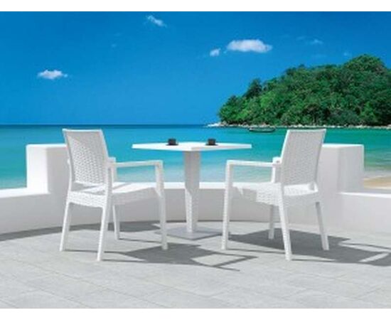 RIVA ΒΑΣΗ WHITE 45Χ45Χ71εκ. ΠΟΛ/ΝΙΟΥ - ΒΑΣΕΙΣ ΤΡΑΠΕΖΙΩΝ στο Milonadakis.gr