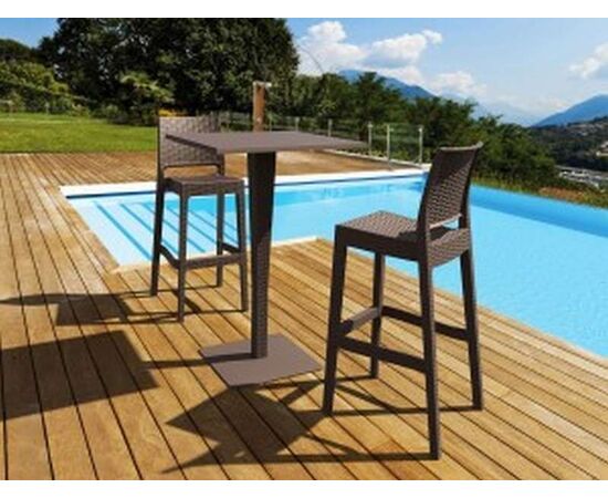 RIVA BAR ΒΑΣΗ BROWN 45Χ45Χ104εκ. ΠΟΛ/ΝΙΟΥ - ΒΑΣΕΙΣ ΤΡΑΠΕΖΙΩΝ στο Milonadakis.gr