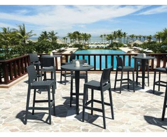 RIVA BAR ΒΑΣΗ DARK GREY 45Χ45Χ104εκ. ΠΟΛ/ΝΙΟΥ - ΒΑΣΕΙΣ ΤΡΑΠΕΖΙΩΝ στο Milonadakis.gr