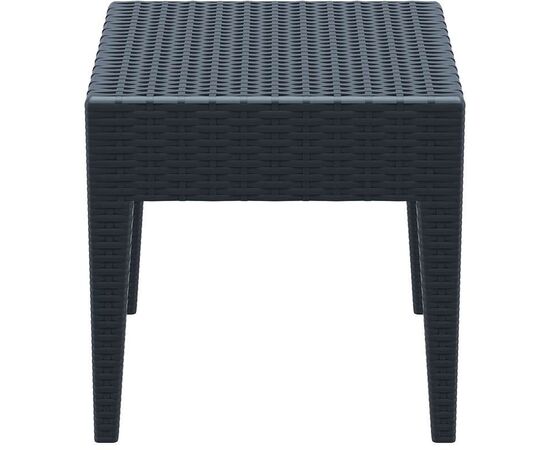 MIAMI DARK GREY ΤΡΑΠΕΖΙ 45Χ45Χ45εκ. ΠΟΛ/ΝΙΟΥ - ΤΡΑΠΕΖΙΑ ΕΞ. ΧΩΡΟΥ στο Milonadakis.gr