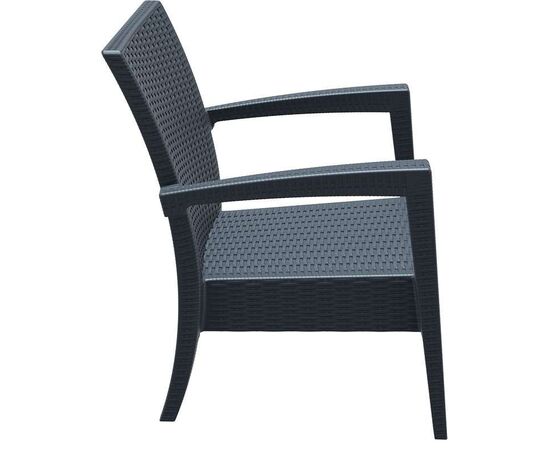 MIAMI DARK GREY ΠΟΛΥΘΡΟΝΑ 72Χ76Χ89εκ. ΠΟΛ/ΝΙΟΥ - ΚΑΡΕΚΛΕΣ - ΠΟΛΥΘΡΟΝΕΣ στο Milonadakis.gr