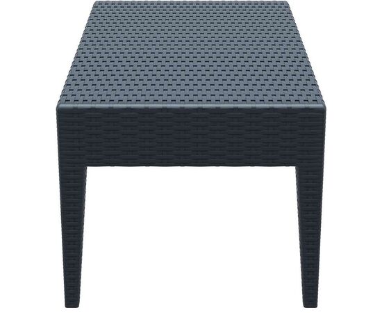 MIAMI DARK GREY ΤΡΑΠΕΖΙ 92Χ53Χ45εκ. ΠΟΛ/ΝΙΟΥ - ΤΡΑΠΕΖΙΑ ΕΞ. ΧΩΡΟΥ στο Milonadakis.gr