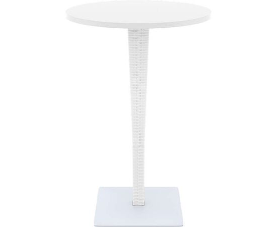 RIVA BAR ΤΡΑΠΕΖΙ Φ70/108εκ. WHITE ΠΟΛ/ΝΙΟΥ - ΤΡΑΠΕΖΙΑ ΕΞ. ΧΩΡΟΥ στο Milonadakis.gr