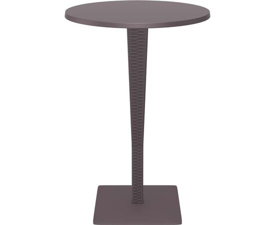 RIVA BAR ΤΡΑΠΕΖΙ Φ70/108εκ. BROWN ΠΟΛ/ΝΙΟΥ - ΤΡΑΠΕΖΙΑ ΕΞ. ΧΩΡΟΥ στο Milonadakis.gr