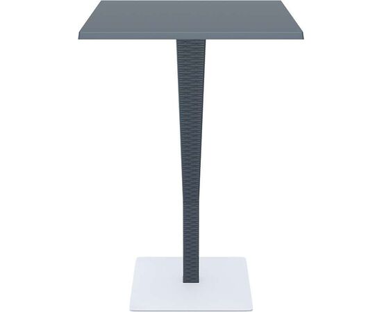 RIVA BAR ΤΡΑΠΕΖΙ 70Χ70Χ108εκ. DARK GREY ΠΟΛ/ΝΙΟΥ - ΤΡΑΠΕΖΙΑ ΕΞ. ΧΩΡΟΥ στο Milonadakis.gr