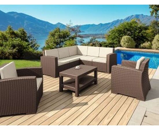MONACO BROWN ΤΡΑΠΕΖΙ 92Χ57Χ45εκ. ΠΟΛ/ΝΙΟΥ - ΤΡΑΠΕΖΙΑ ΕΞ. ΧΩΡΟΥ στο Milonadakis.gr