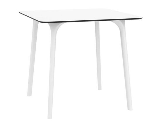 MAYA 80Χ80Χ75εκ. WHITE ΤΡΑΠΕΖΙ HPL LAMINATE - ΤΡΑΠΕΖΙΑ ΕΞ. ΧΩΡΟΥ στο Milonadakis.gr