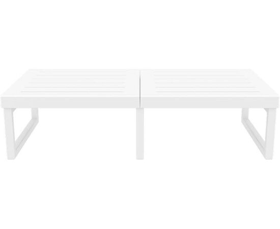 MYKONOS ΤΡΑΠΕΖΙ WHITE 130X65X33εκ. ΠΟΛ/ΝΙΟΥ - ΤΡΑΠΕΖΙΑ ΕΞ. ΧΩΡΟΥ στο Milonadakis.gr