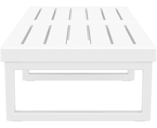 MYKONOS ΤΡΑΠΕΖΙ WHITE 130X65X33εκ. ΠΟΛ/ΝΙΟΥ - ΤΡΑΠΕΖΙΑ ΕΞ. ΧΩΡΟΥ στο Milonadakis.gr