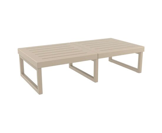 MYKONOS ΤΡΑΠΕΖΙ TAUPE 130X65X33εκ. ΠΟΛ/ΝΙΟΥ - ΤΡΑΠΕΖΙΑ ΕΞ. ΧΩΡΟΥ στο Milonadakis.gr
