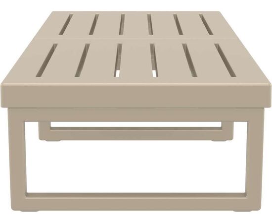 MYKONOS ΤΡΑΠΕΖΙ TAUPE 130X65X33εκ. ΠΟΛ/ΝΙΟΥ - ΤΡΑΠΕΖΙΑ ΕΞ. ΧΩΡΟΥ στο Milonadakis.gr