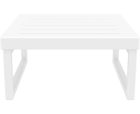 MYKONOS ΤΡΑΠΕΖΙ WHITE 65X65X33εκ. ΠΟΛ/ΝΙΟΥ - ΤΡΑΠΕΖΙΑ ΕΞ. ΧΩΡΟΥ στο Milonadakis.gr