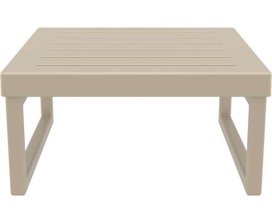 MYKONOS ΤΡΑΠΕΖΙ TAUPE 65X65X33εκ. ΠΟΛ/ΝΙΟΥ - ΤΡΑΠΕΖΙΑ ΕΞ. ΧΩΡΟΥ στο Milonadakis.gr