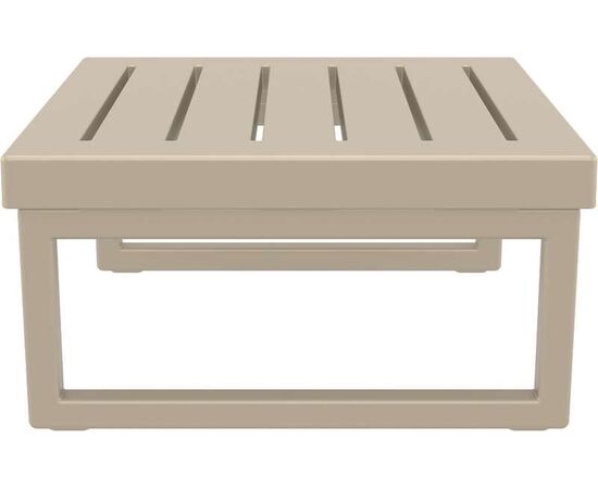 MYKONOS ΤΡΑΠΕΖΙ TAUPE 65X65X33εκ. ΠΟΛ/ΝΙΟΥ - ΤΡΑΠΕΖΙΑ ΕΞ. ΧΩΡΟΥ στο Milonadakis.gr