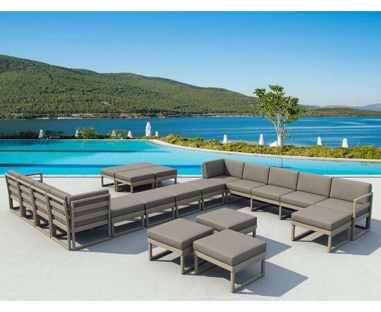 MYKONOS ΤΡΑΠΕΖΙ TAUPE 65X65X33εκ. ΠΟΛ/ΝΙΟΥ - ΤΡΑΠΕΖΙΑ ΕΞ. ΧΩΡΟΥ στο Milonadakis.gr