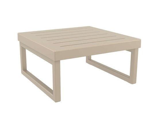 MYKONOS ΤΡΑΠΕΖΙ TAUPE 65X65X33εκ. ΠΟΛ/ΝΙΟΥ - ΤΡΑΠΕΖΙΑ ΕΞ. ΧΩΡΟΥ στο Milonadakis.gr